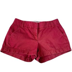 Maroon 2.5” inseam J. Crew Chino Shorts